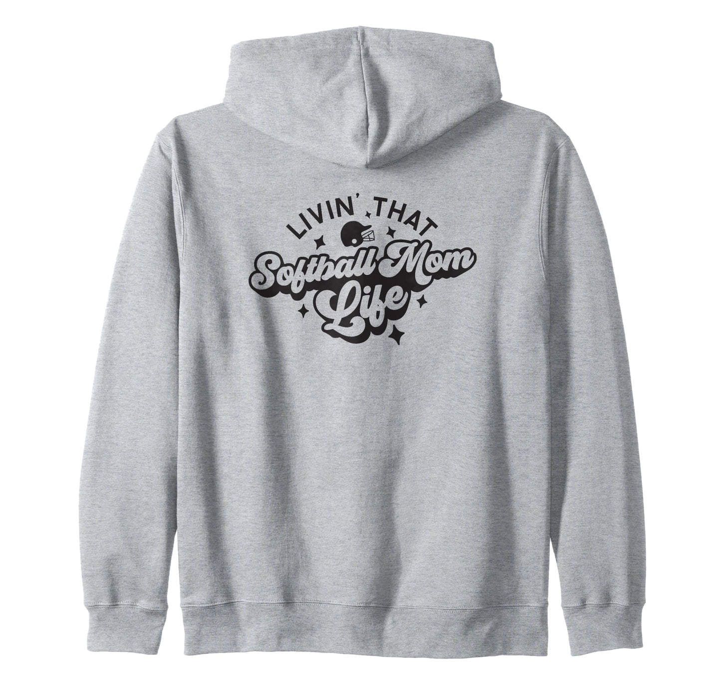 Living That Softball Mom Life Game Day T-Shirt - Unique Graphic Men Women - T-Shirt, Sweatshirt, Hoodie