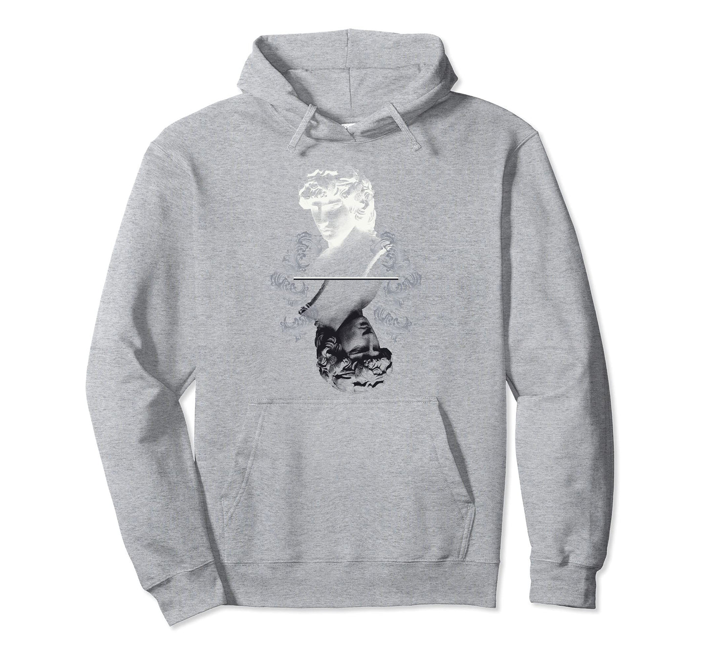 Vaporwave Aesthetic 80S 90S Statue Hoodie - Casual Everyday Wear Men Women - T-Shirt, Sweatshirt, Hoodie