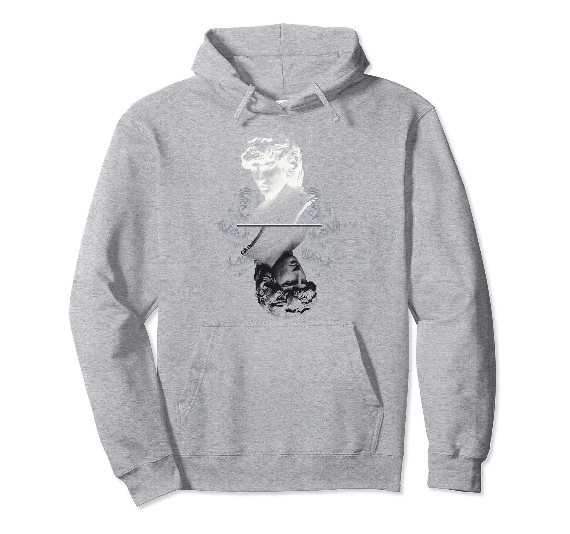 Vaporwave Aesthetic 80S 90S Statue Hoodie - Casual Everyday Wear Men Women - T-Shirt, Sweatshirt, Hoodie