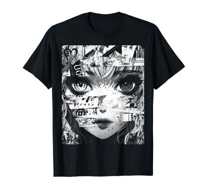 80S 90S Anime Manga Kawaii Grunge T-Shirt - Custom Art Print Men Women - T-Shirt, Sweatshirt, Hoodie