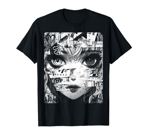 80S 90S Anime Manga Kawaii Grunge T-Shirt - Custom Art Print Men Women - T-Shirt, Sweatshirt, Hoodie