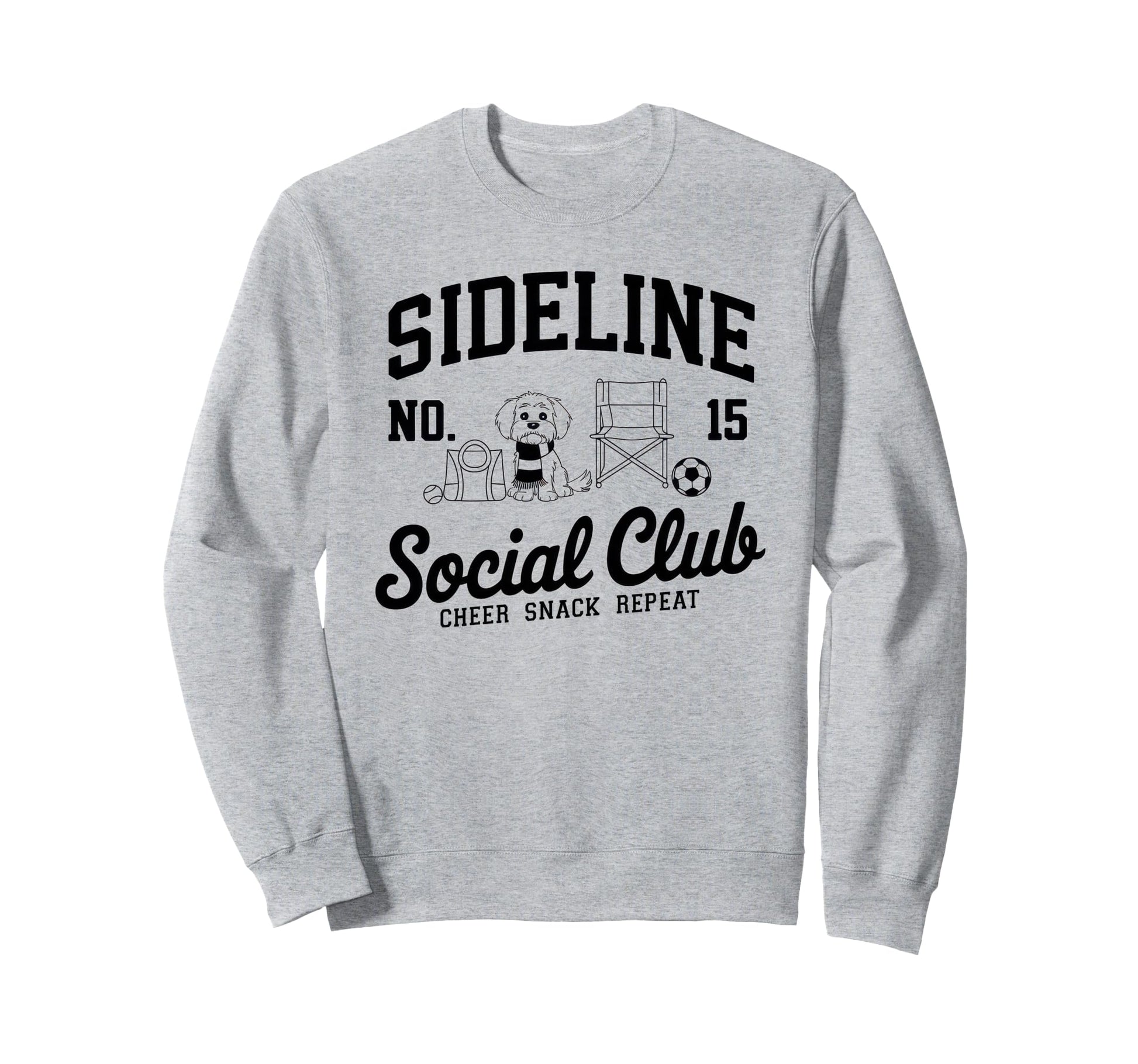 Sideline Social Club Soccer Mom Game Sweatshirt - Graphic Print for Adults - T-Shirt, Sweatshirt, Hoodie
