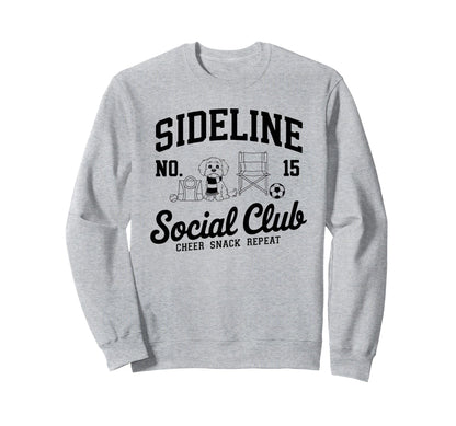 Sideline Social Club Soccer Mom Game Sweatshirt - Graphic Print for Adults - T-Shirt, Sweatshirt, Hoodie