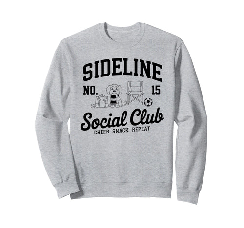 Sideline Social Club Soccer Mom Game Sweatshirt - Graphic Print for Adults - T-Shirt, Sweatshirt, Hoodie