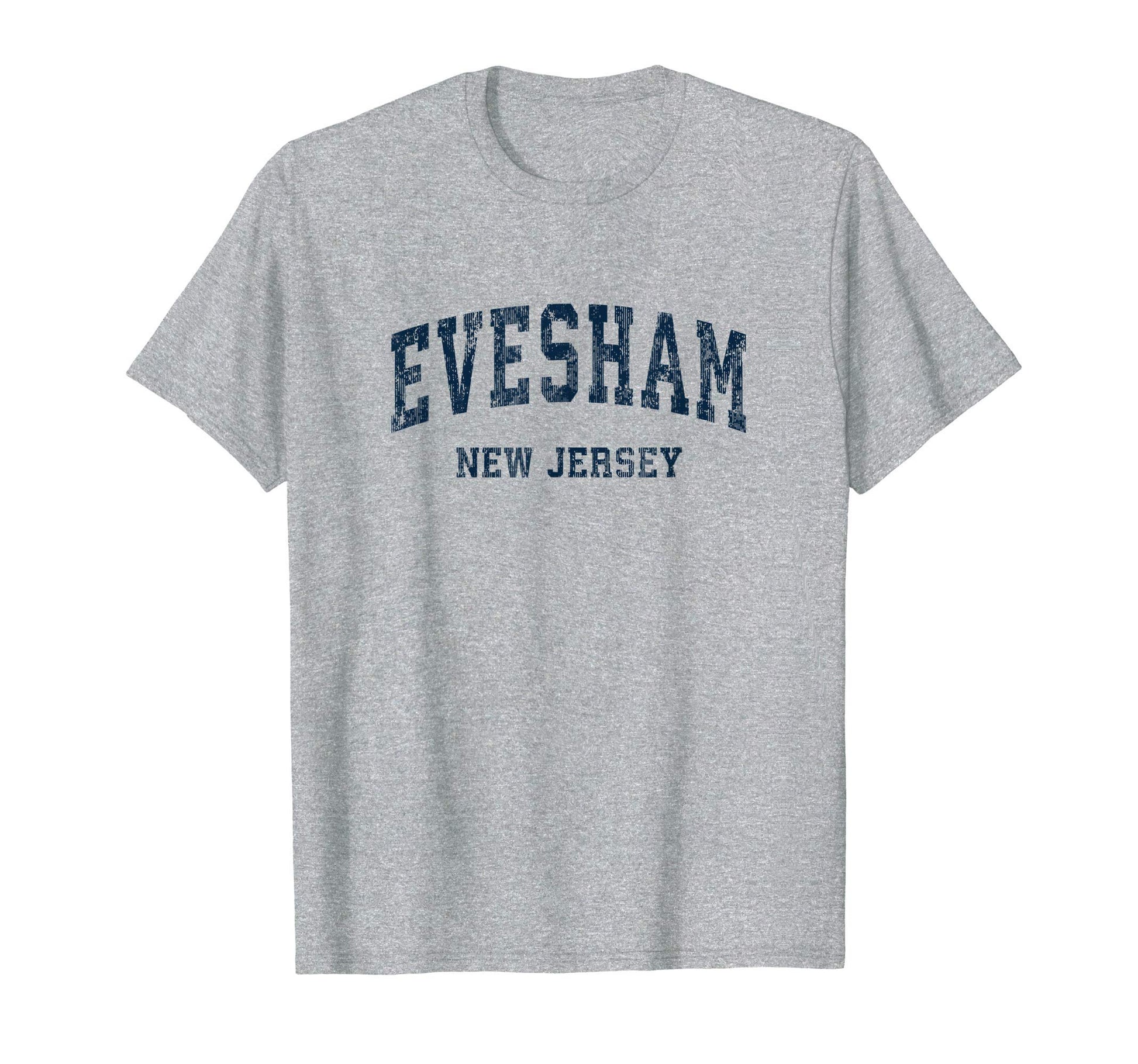 Evesham New Jersey Nj Varsity Sports Navy T-Shirt - Custom Art Print Unisex - T-Shirt, Sweatshirt, Hoodie