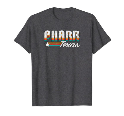 Pharr Tx Pharr Texas Rainbow T-Shirt - Novelty Apparel for Adults - T-Shirt, Sweatshirt, Hoodie