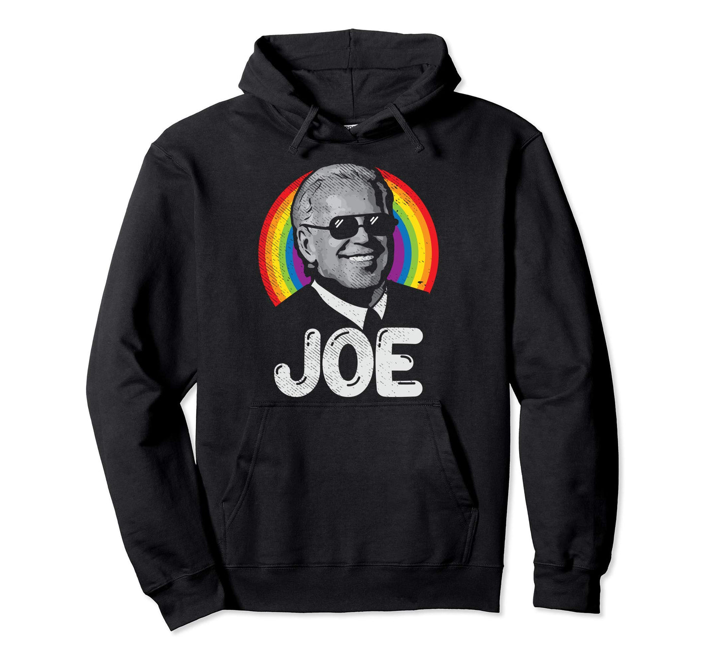 Joe Biden 2020 Sunglasses Rainbow Hoodie - Custom Art Print for Adults - T-Shirt, Sweatshirt, Hoodie