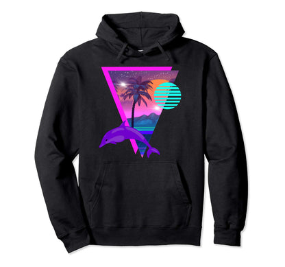 Vaporwave Aesthetic 80S Throwback Hoodie - Streetwear Style Men Women - T-Shirt, Sweatshirt, Hoodie