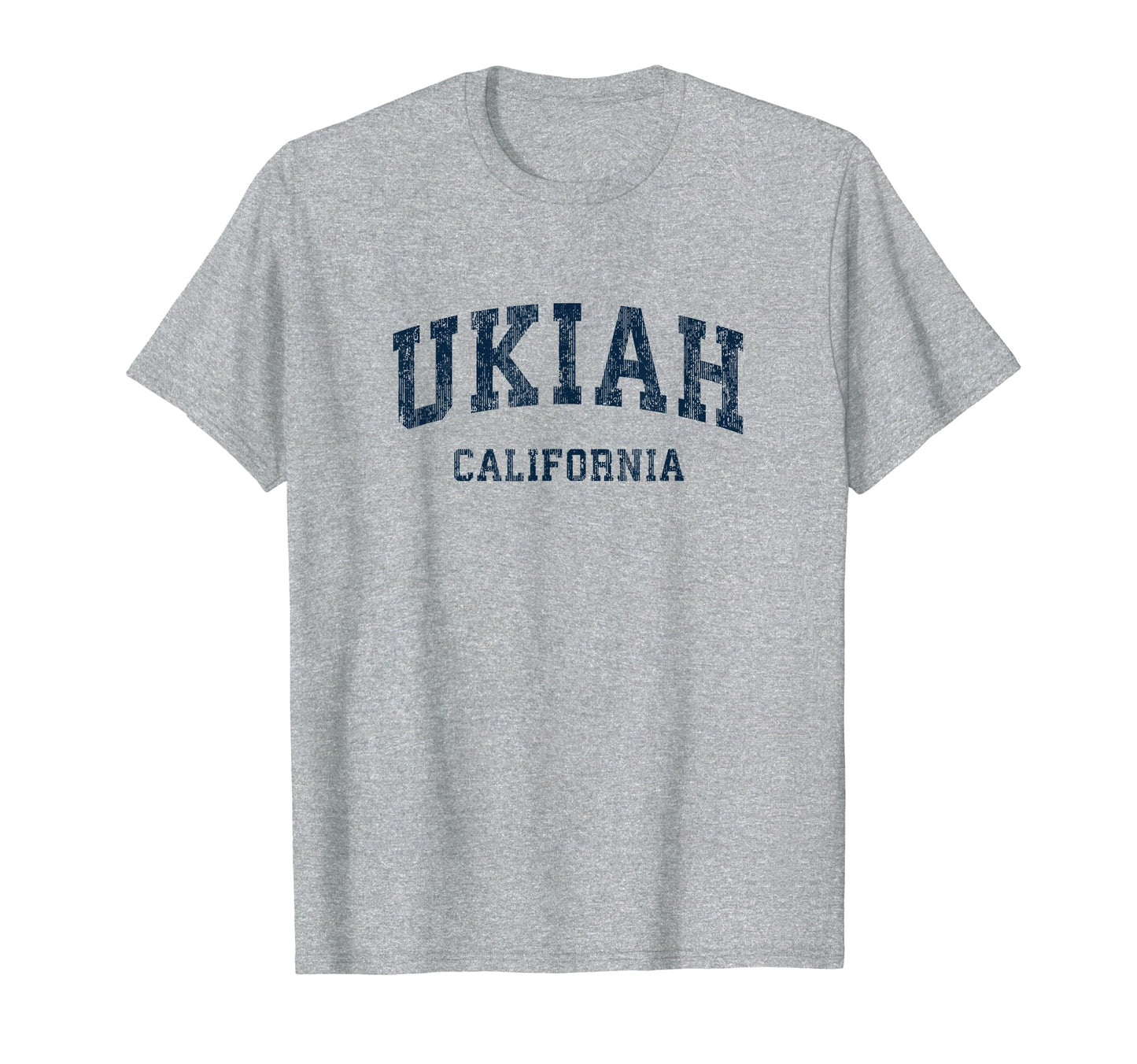 Ukiah California Ca Varsity Sports T-Shirt - Custom Art Print for Adults - T-Shirt, Sweatshirt, Hoodie