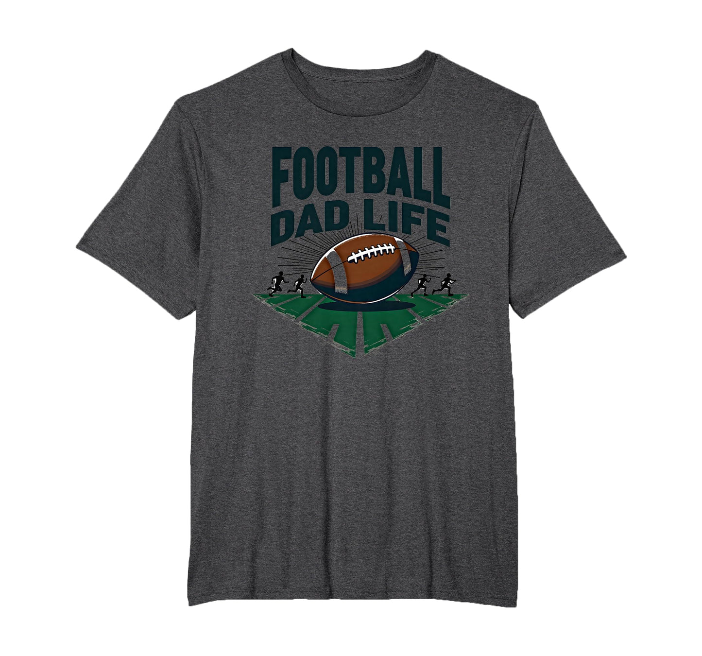 Football Dad Life Proud Father Game T-Shirt - Aesthetic Graphic Men Women - T-Shirt, Sweatshirt, Hoodie