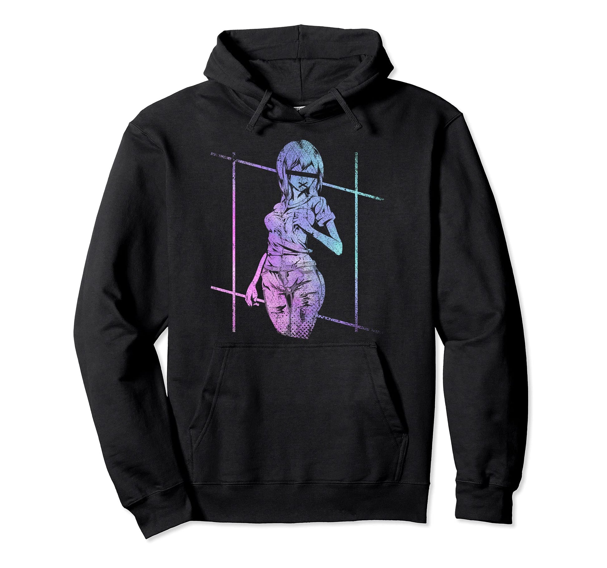 Kowai Japanese Anime Aesthetic Manga Hoodie - Aesthetic Graphic Men Women - T-Shirt, Sweatshirt, Hoodie
