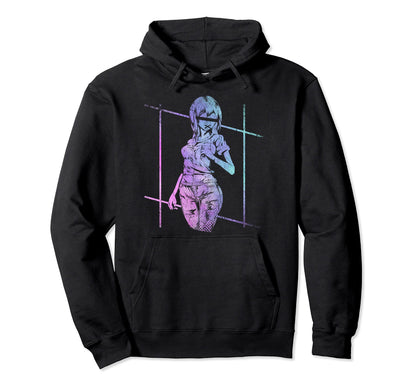 Kowai Japanese Anime Aesthetic Manga Hoodie - Aesthetic Graphic Men Women - T-Shirt, Sweatshirt, Hoodie