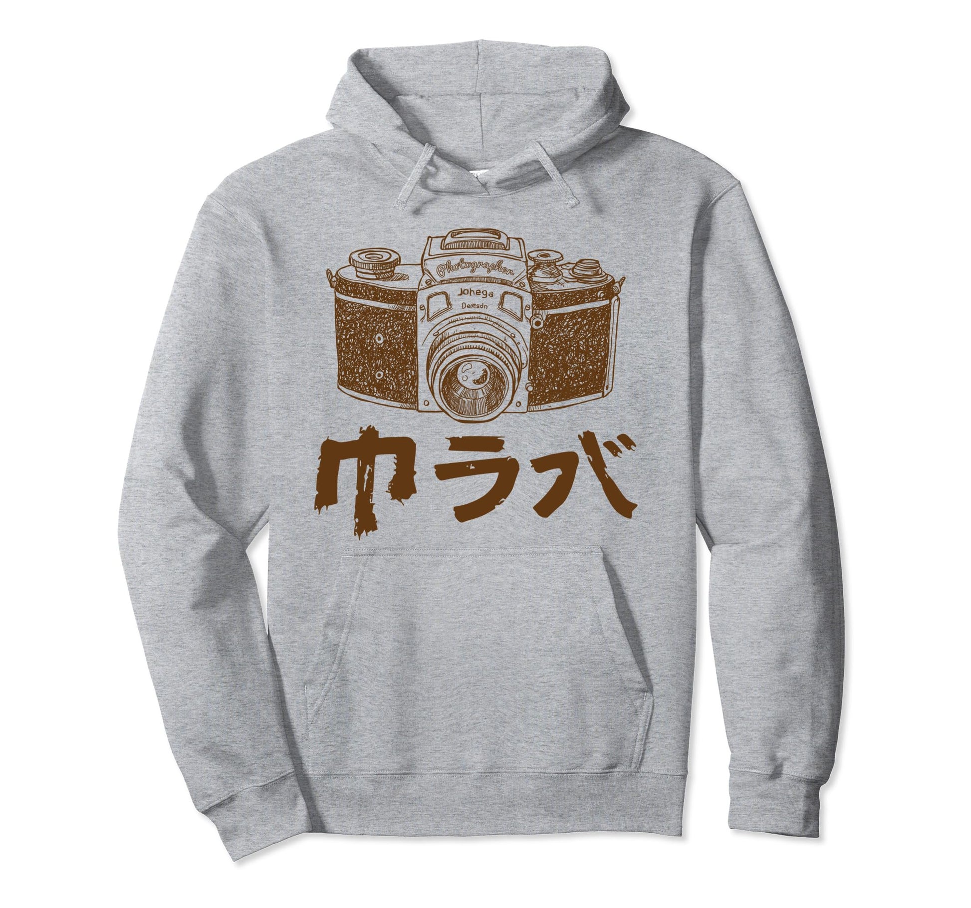 Japanese Camera Photography Hoodie - Fun Novelty Design for Adults - T-Shirt, Sweatshirt, Hoodie