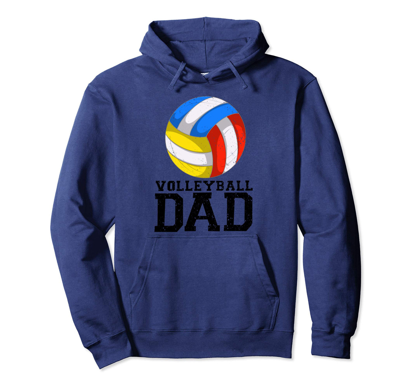 Volleyball Dad Court Game Papa Funny Hoodie - Novelty Apparel for Adults - T-Shirt, Sweatshirt, Hoodie