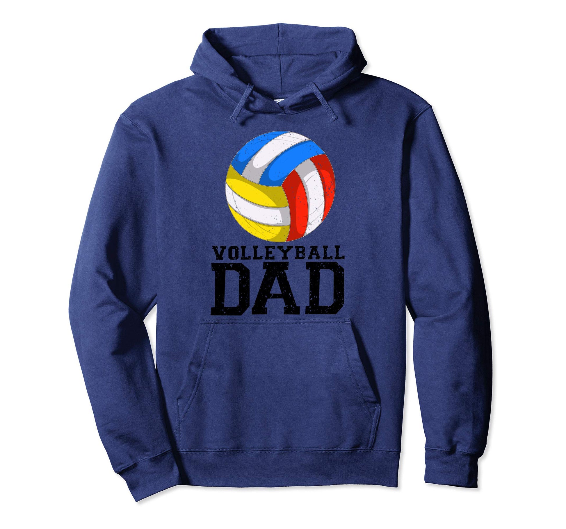 Volleyball Dad Court Game Papa Funny Hoodie - Novelty Apparel for Adults - T-Shirt, Sweatshirt, Hoodie