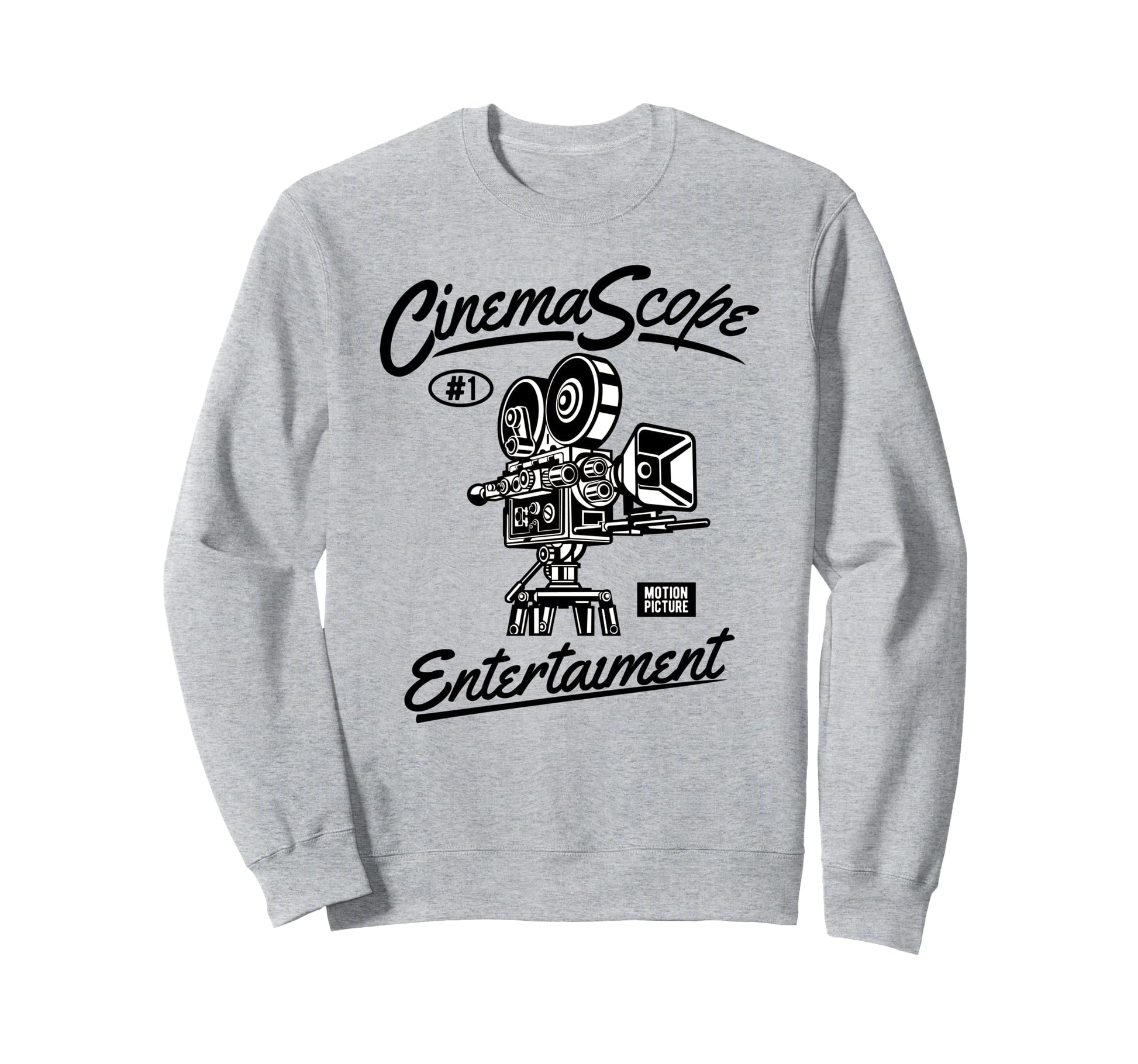 Cinema Movie Camera Sweatshirt - Custom Art Print for Adults - T-Shirt, Sweatshirt, Hoodie