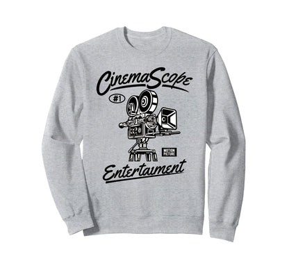 Cinema Movie Camera Sweatshirt - Custom Art Print for Adults - T-Shirt, Sweatshirt, Hoodie