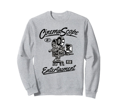 Cinema Movie Camera Sweatshirt - Custom Art Print for Adults - T-Shirt, Sweatshirt, Hoodie