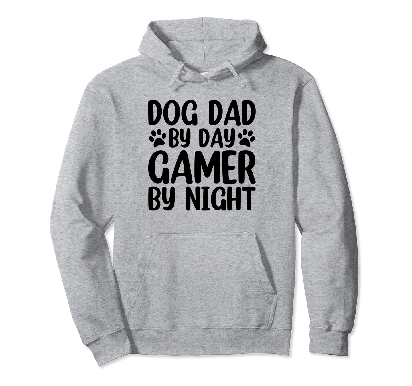 Funny Dog Dad Day Gamer Night Fathers Day Hoodie - Minimalist Print Unisex - T-Shirt, Sweatshirt, Hoodie