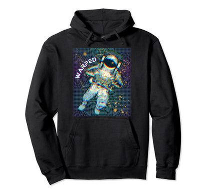 Cosmic Space Astronaut Glitchy Hoodie - Fun Novelty Design for Adults - T-Shirt, Sweatshirt, Hoodie