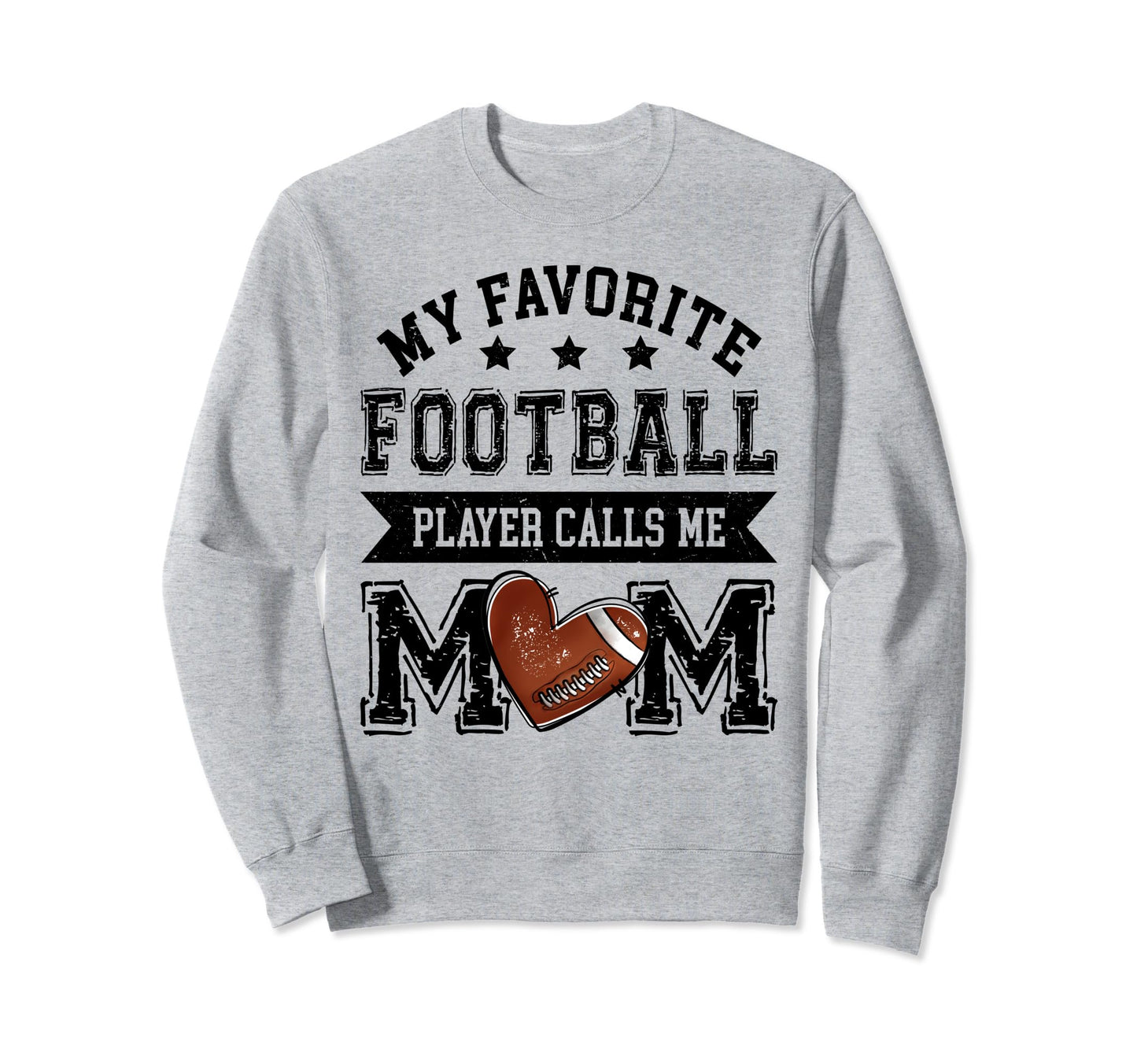Football Mom My Favorite Football Sweatshirt - Minimalist Print Unisex - T-Shirt, Sweatshirt, Hoodie