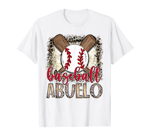 Baseball Abuelo Leopard Proud Ball T-Shirt - Minimalist Print Men Women - T-Shirt, Sweatshirt, Hoodie