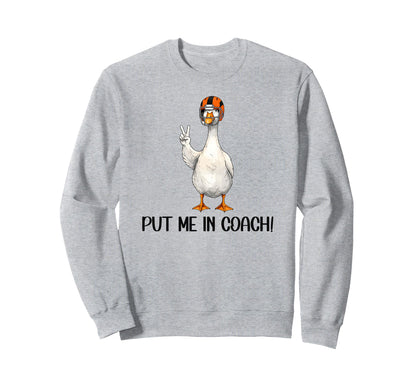 Yay Sports Game Day Put Me Coach Sweatshirt - Custom Art Print for Adults - T-Shirt, Sweatshirt, Hoodie