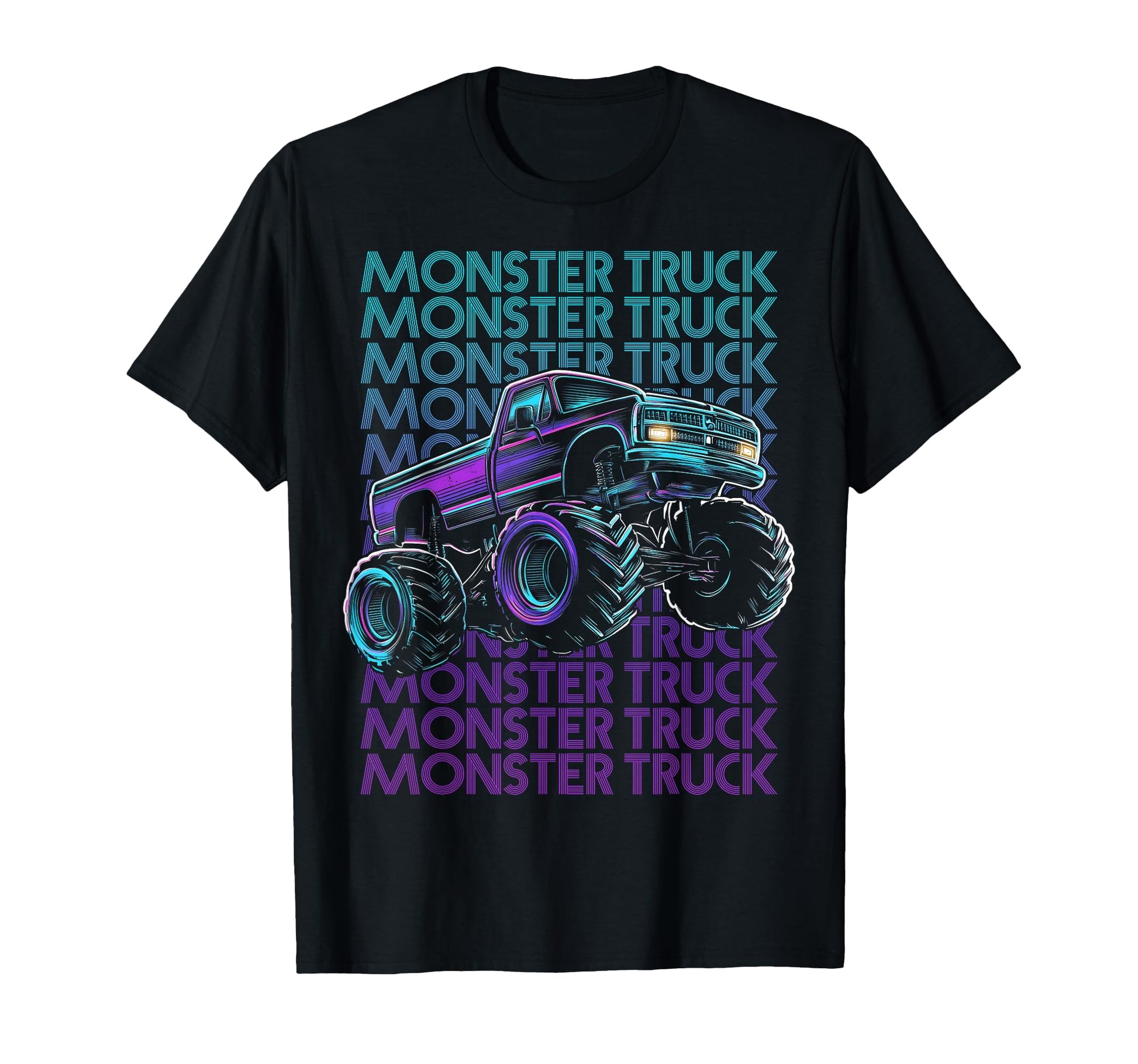 Monster Trucks 4 Wheeler Offroad T-Shirt - Unique Graphic Men Women - T-Shirt, Sweatshirt, Hoodie