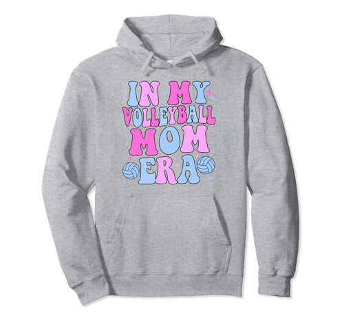 My Volleyball Mom Era Game Day Sport Hoodie - Casual Everyday Wear Unisex - T-Shirt, Sweatshirt, Hoodie