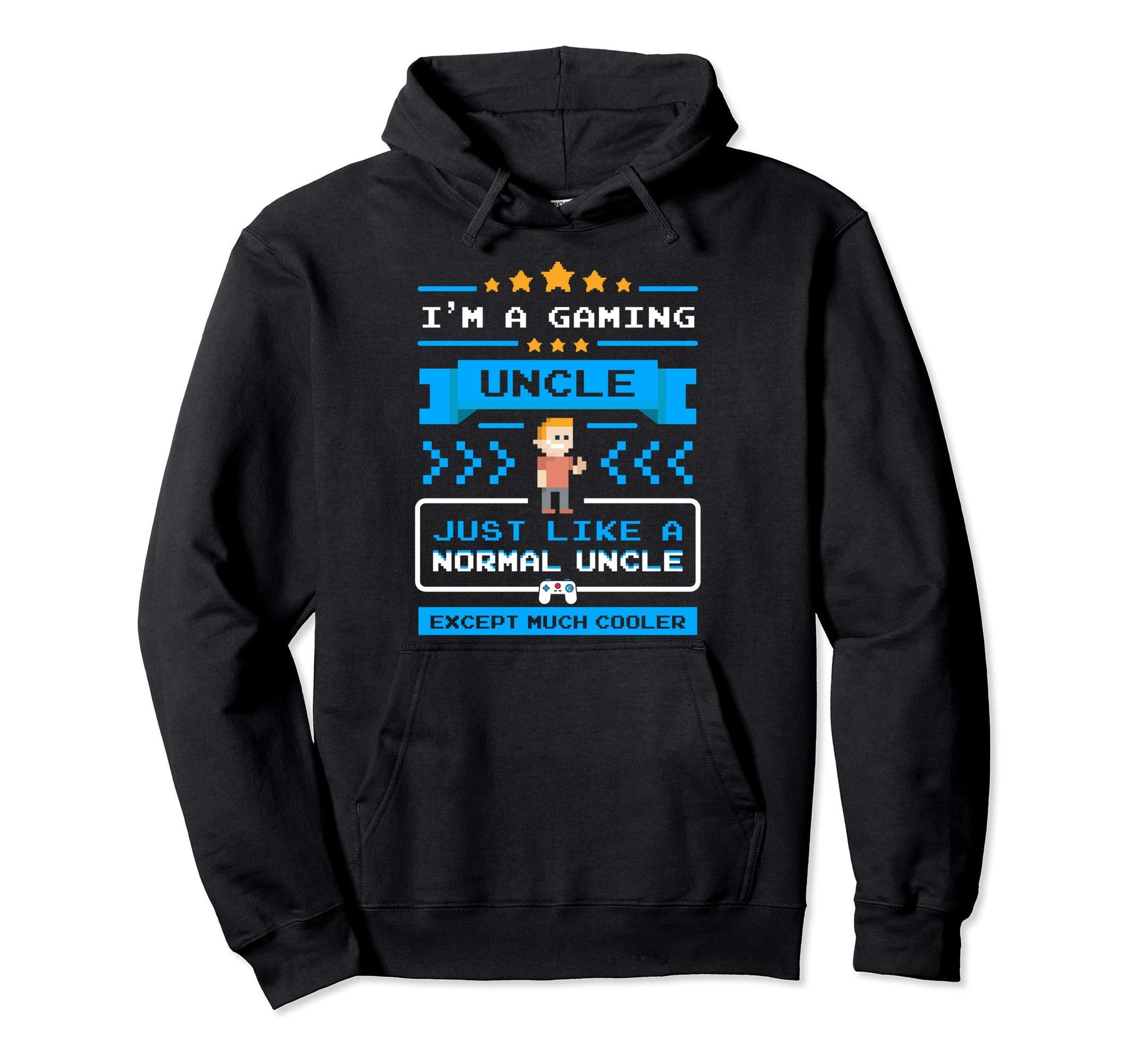 Uncle Gamer Gaming Funny New Uncle Hoodie - Custom Art Print Unisex - T-Shirt, Sweatshirt, Hoodie
