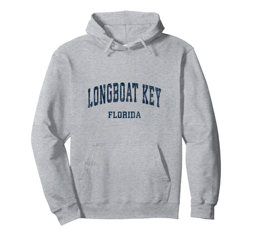 Longboat Key Florida Fl Varsity Sports Hoodie - Trendy Graphic Men Women - T-Shirt, Sweatshirt, Hoodie