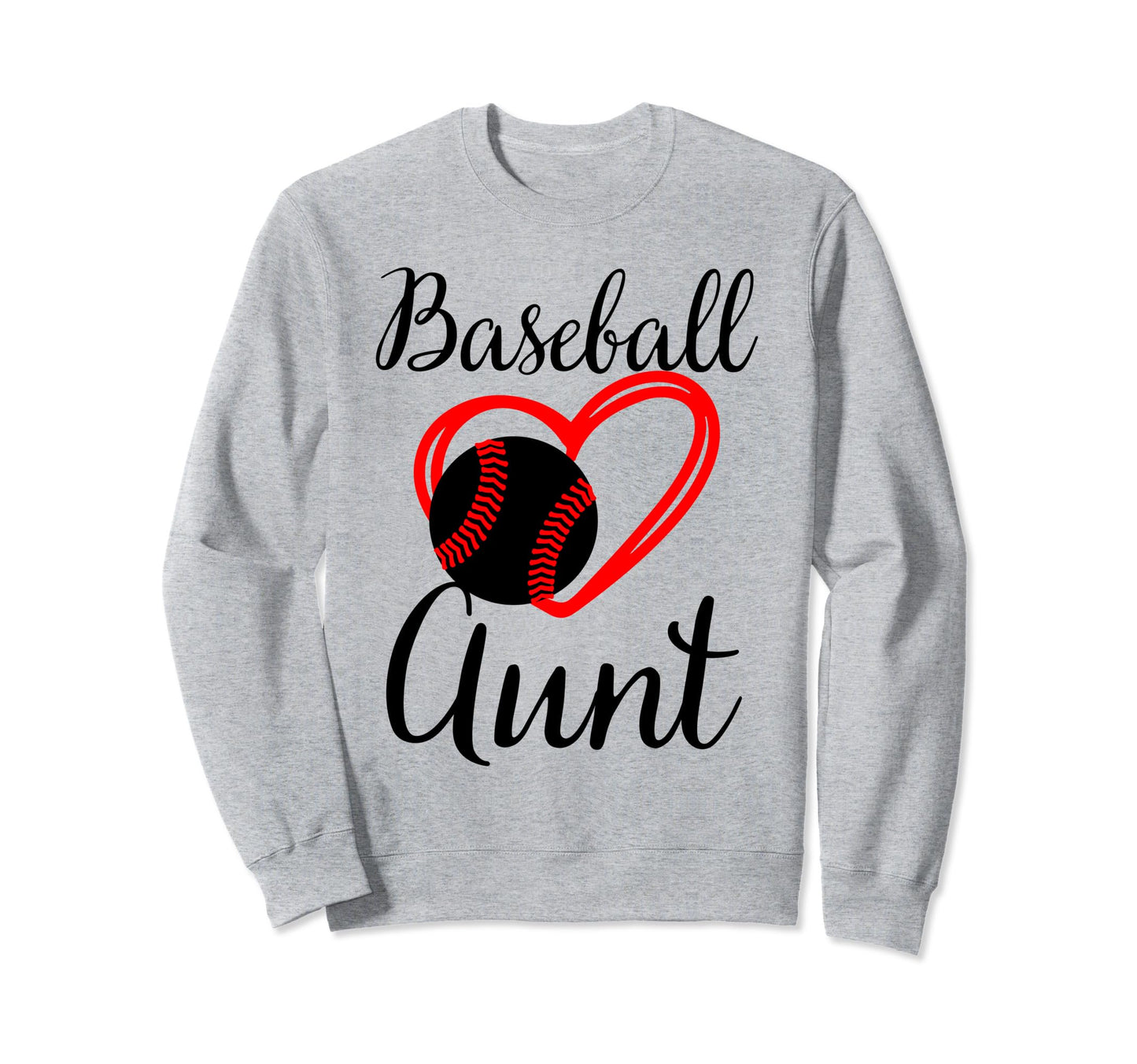 Baseball Aunt Family Matching Aunt Sweatshirt - Trendy Graphic Unisex - T-Shirt, Sweatshirt, Hoodie