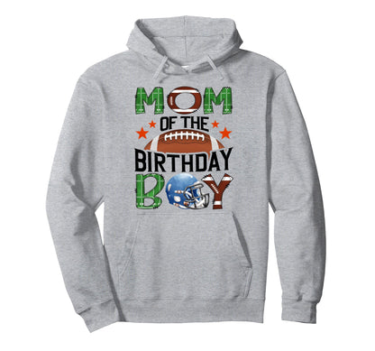 Mom Birthday Game Day Football Lover Hoodie - Minimalist Print Men Women - T-Shirt, Sweatshirt, Hoodie