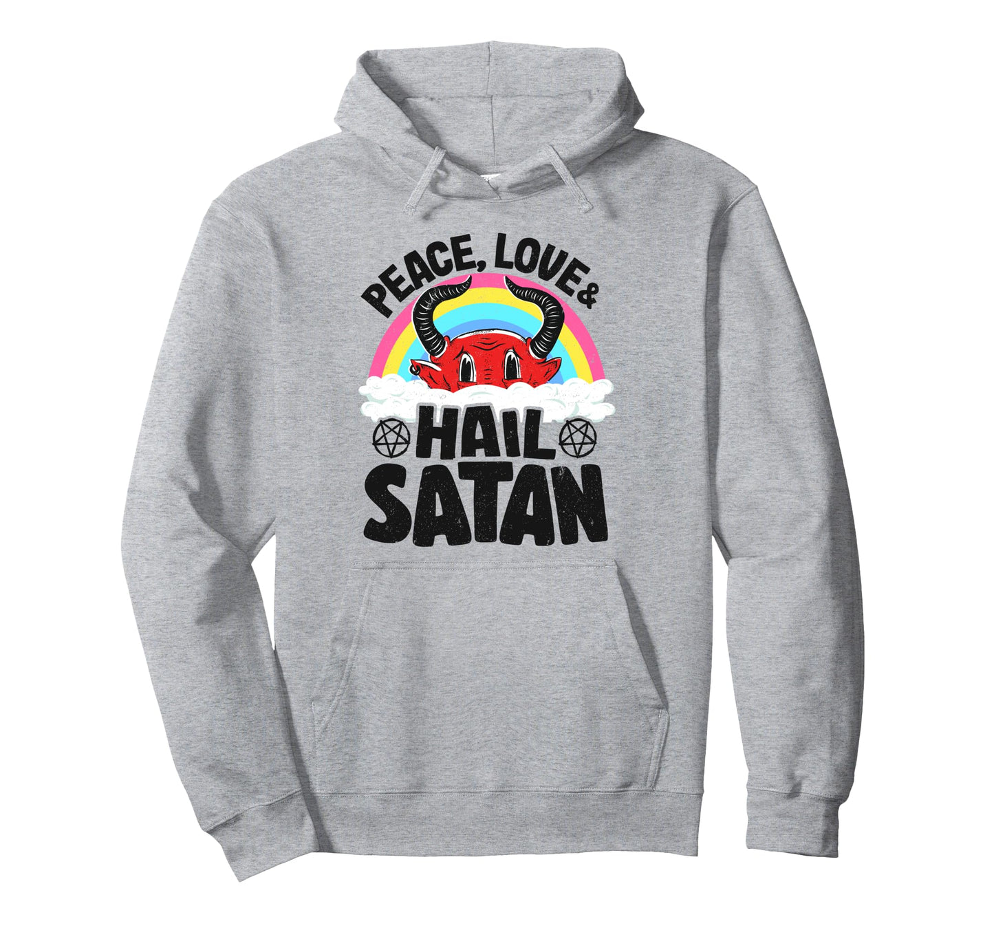 Punk Band Death Metal Rainbow Hoodie - Casual Everyday Wear for Adults - T-Shirt, Sweatshirt, Hoodie