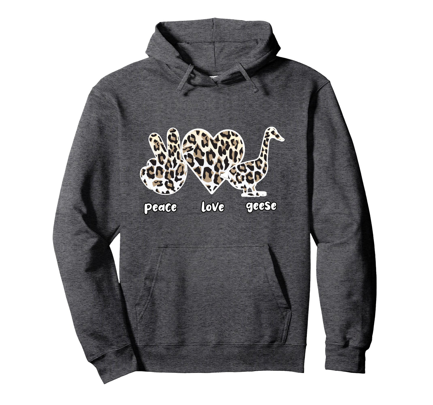 Peace Love Geese Goose Mom Goose Farmer Hoodie - Custom Art Print Unisex - T-Shirt, Sweatshirt, Hoodie