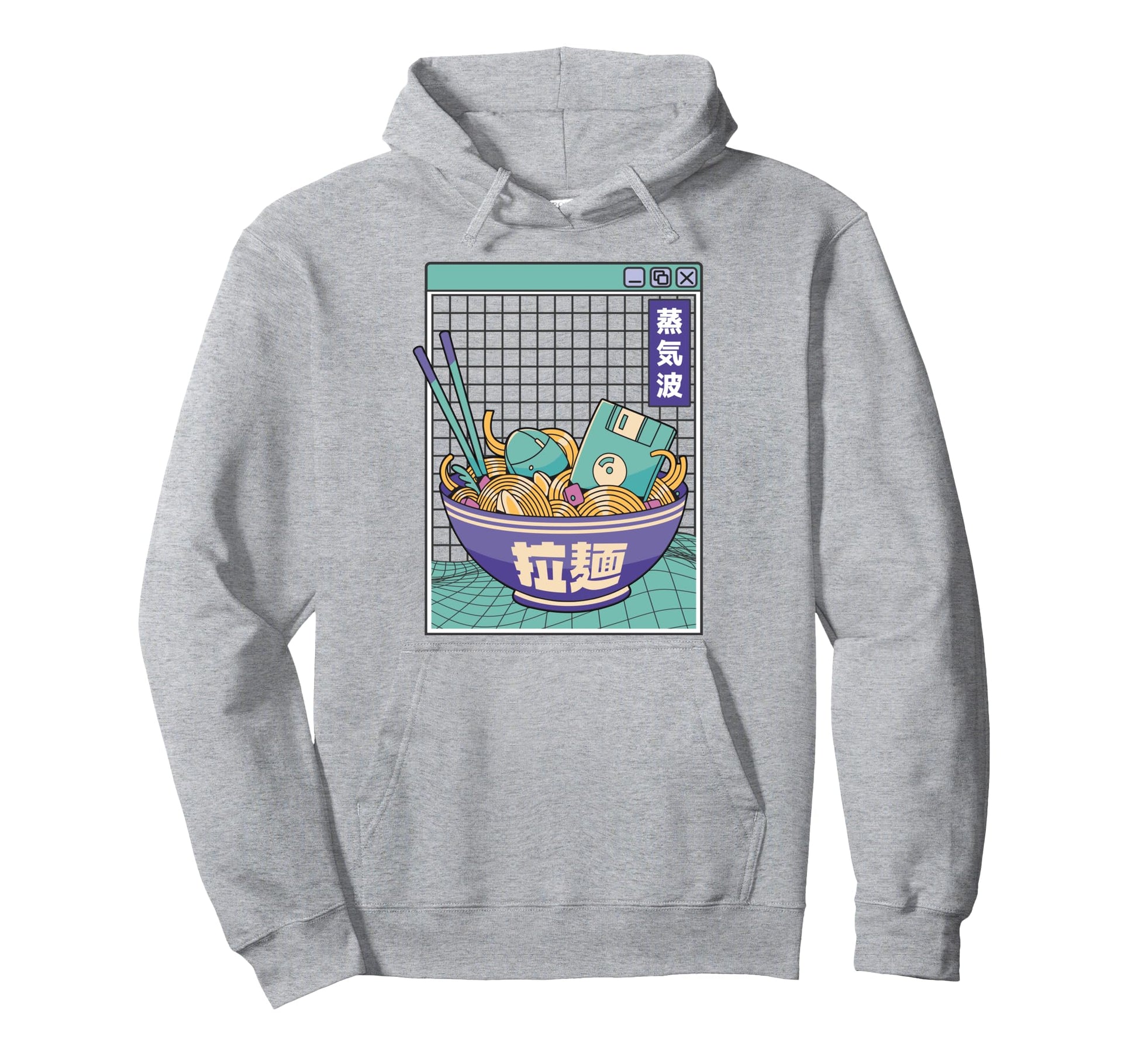 Digital Ramen Bowl Japan Pastel Otaku Hoodie - Streetwear Style Men Women - T-Shirt, Sweatshirt, Hoodie