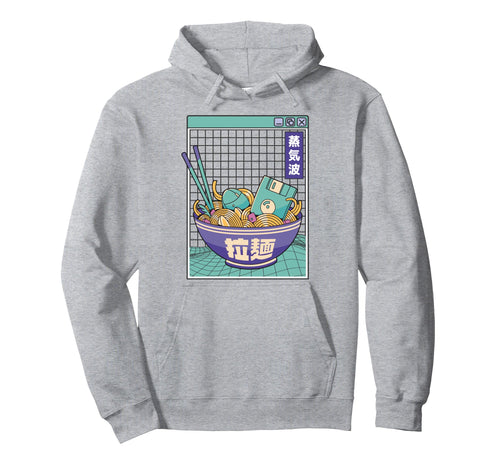 Digital Ramen Bowl Japan Pastel Otaku Hoodie - Streetwear Style Men Women - T-Shirt, Sweatshirt, Hoodie