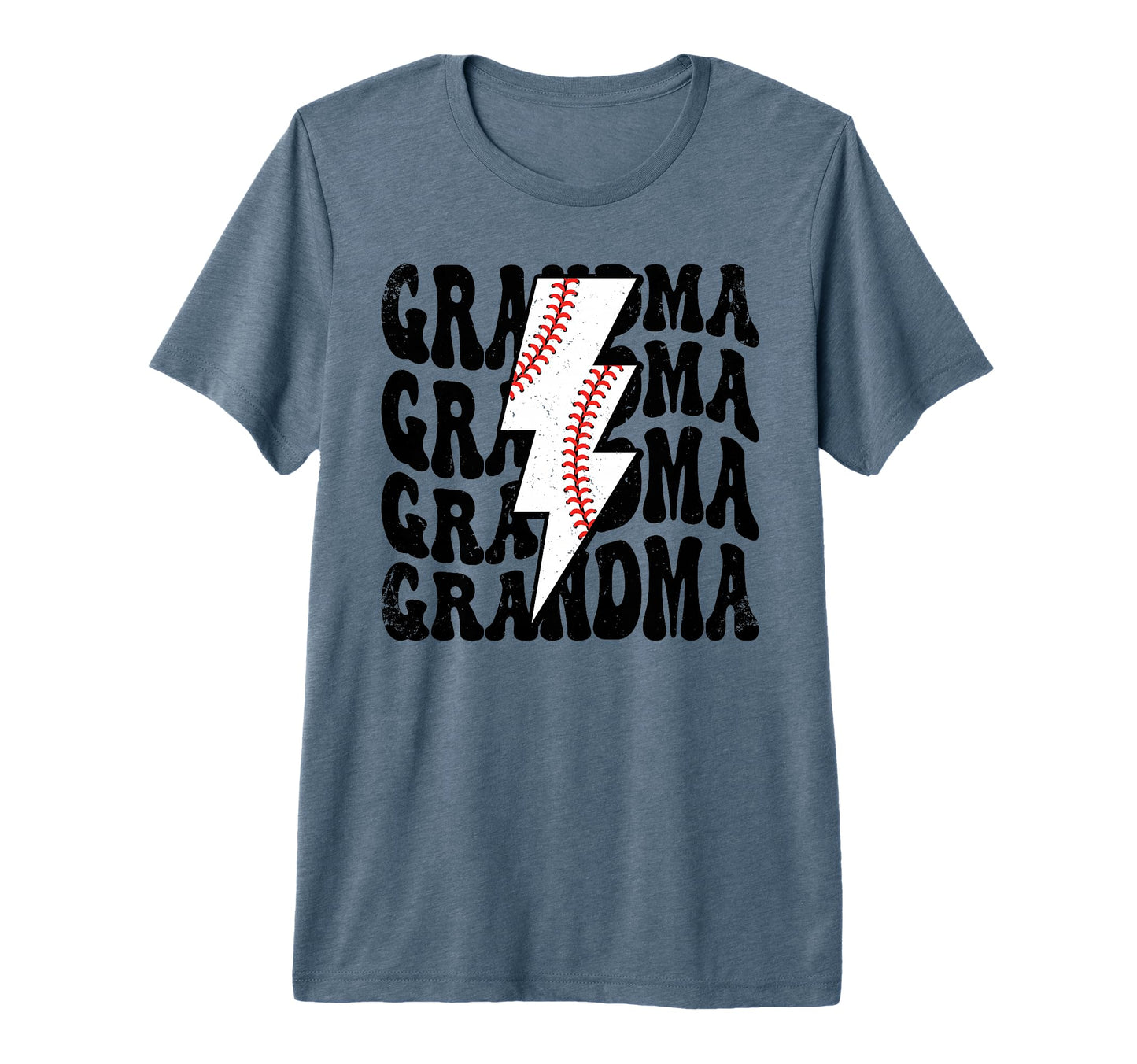 Lightning Groovy Proud Baseball Grandma T-Shirt - Aesthetic Graphic Unisex - T-Shirt, Sweatshirt, Hoodie