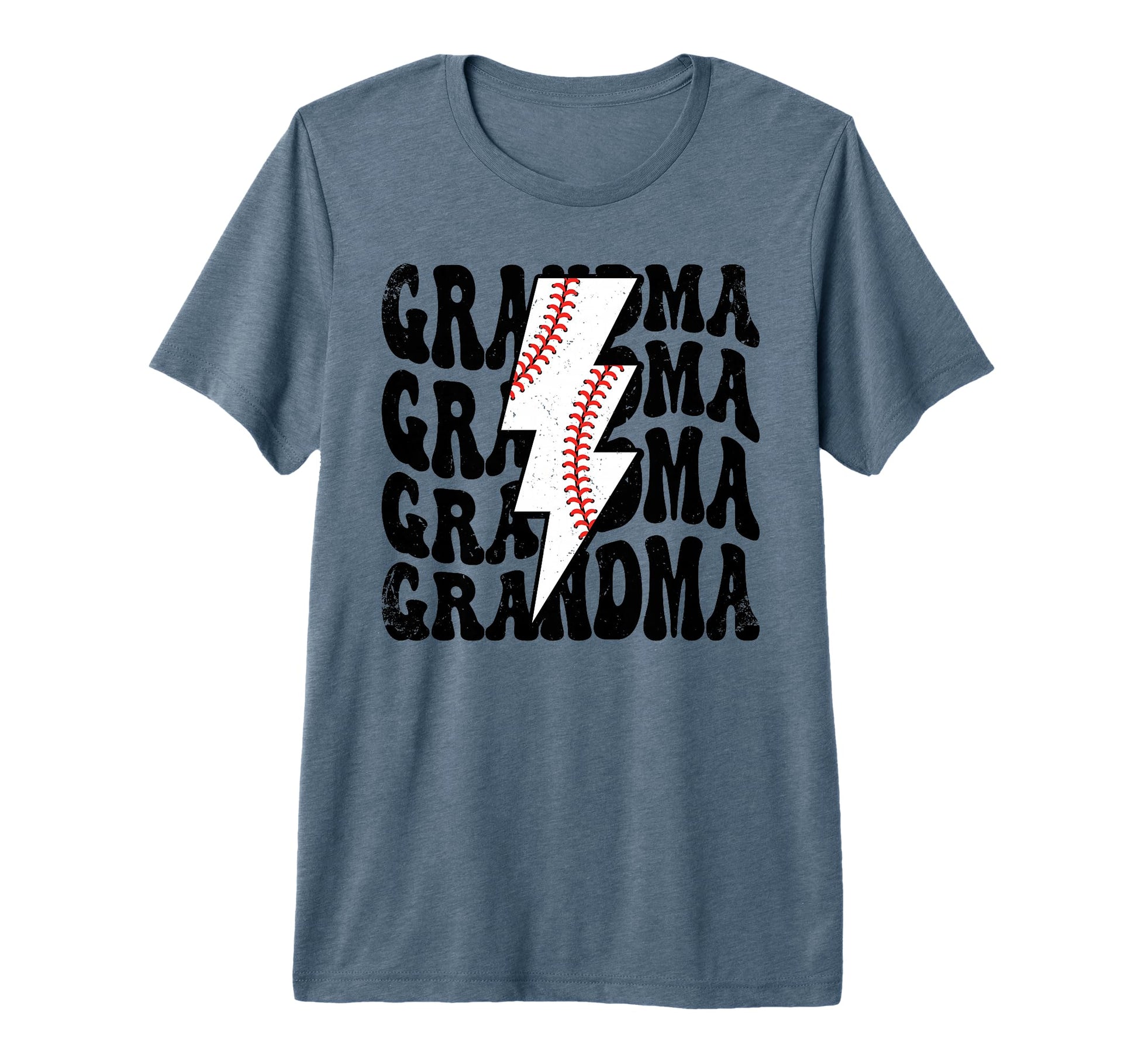 Lightning Groovy Proud Baseball Grandma T-Shirt - Aesthetic Graphic Unisex - T-Shirt, Sweatshirt, Hoodie