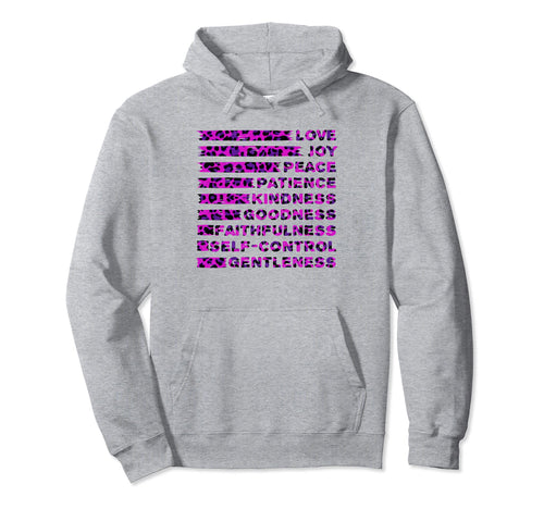 Fruit Spirit Christian Bible Verse Love Joy Hoodie - Unique Graphic Unisex - T-Shirt, Sweatshirt, Hoodie
