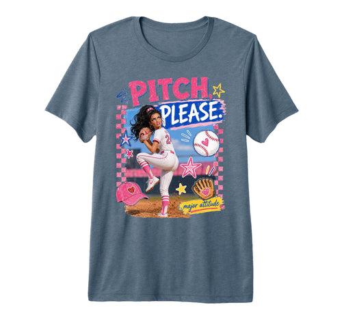 Pitch Please Baseball Mom Gameday Funny T-Shirt - Trendy Graphic Men Women - T-Shirt, Sweatshirt, Hoodie