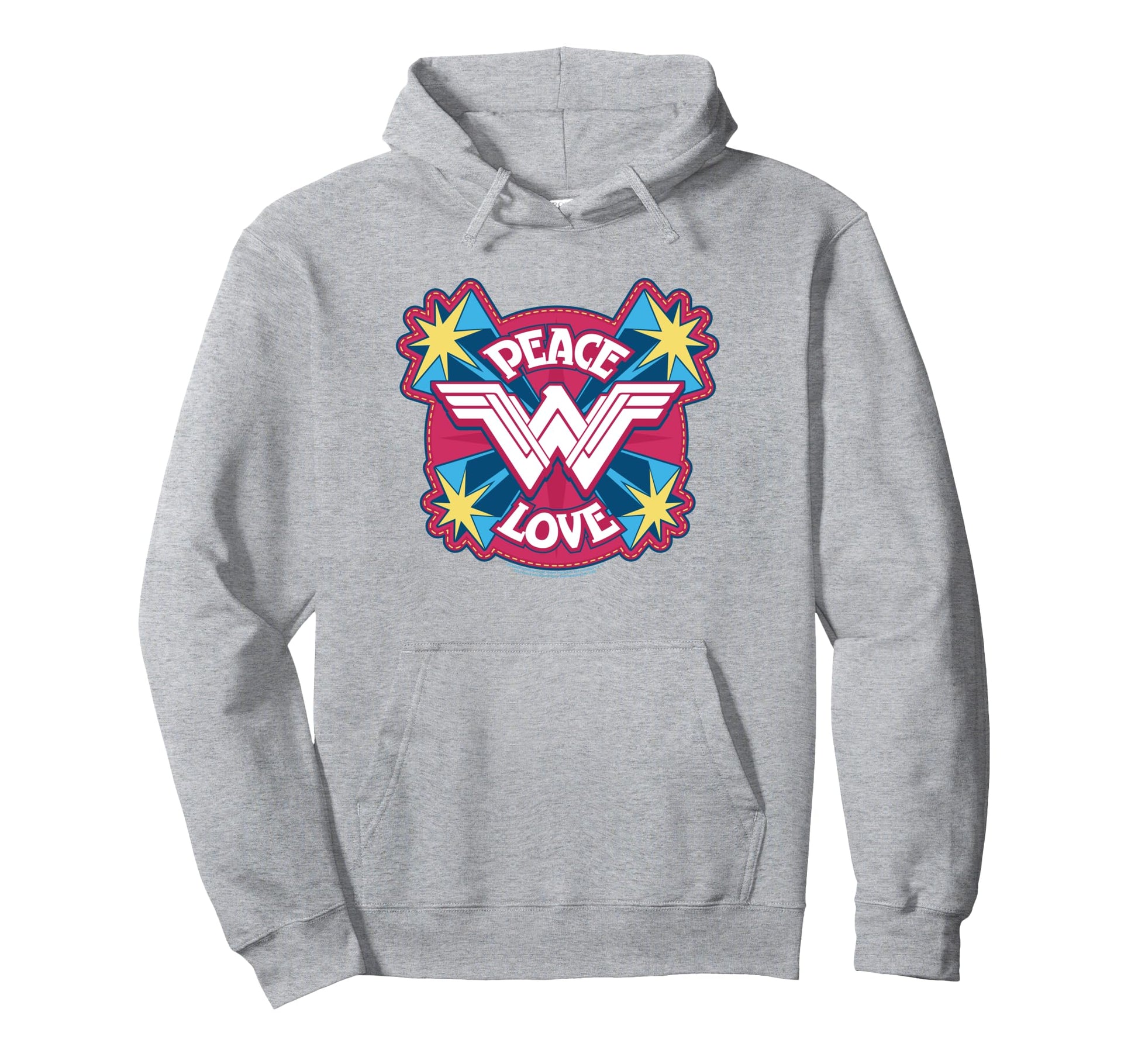 Wonder Movie Peace Love Hoodie - Streetwear Style for Adults - T-Shirt, Sweatshirt, Hoodie