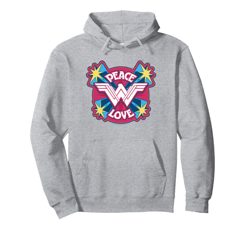 Wonder Movie Peace Love Hoodie - Streetwear Style for Adults - T-Shirt, Sweatshirt, Hoodie