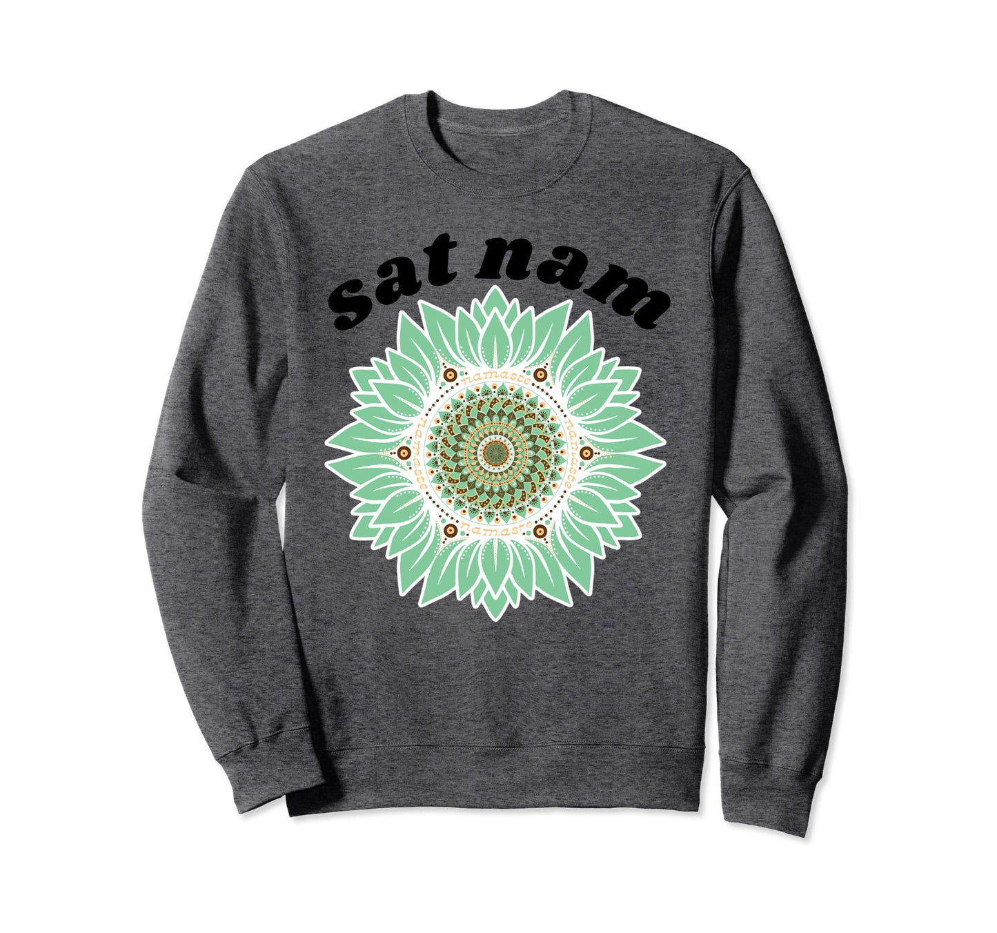 Kundalini Yoga Sat Nam Lotus Mandala Sweatshirt - Aesthetic Graphic Unisex - T-Shirt, Sweatshirt, Hoodie