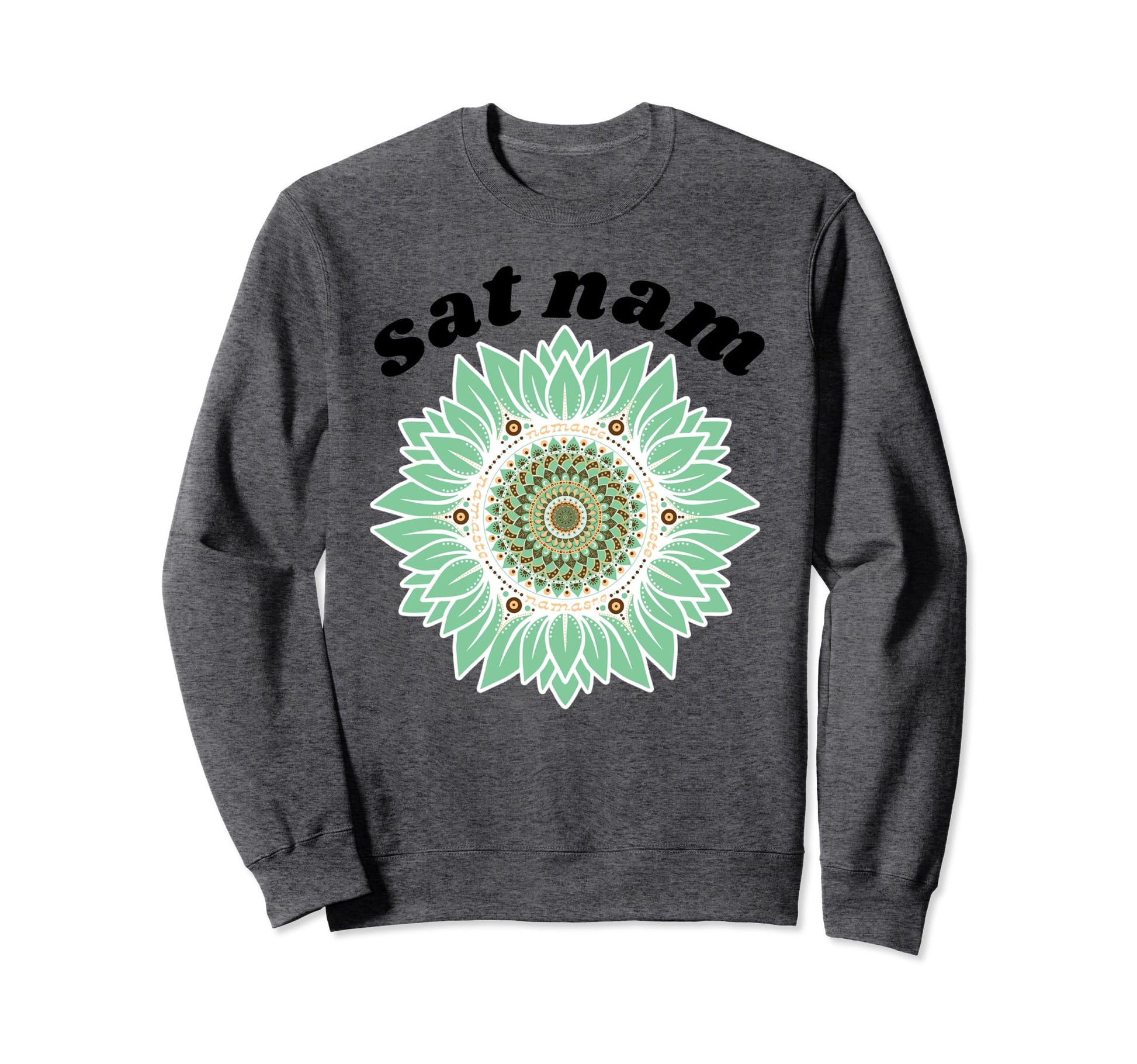 Kundalini Yoga Sat Nam Lotus Mandala Sweatshirt - Aesthetic Graphic Unisex - T-Shirt, Sweatshirt, Hoodie