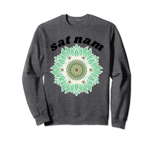 Kundalini Yoga Sat Nam Lotus Mandala Sweatshirt - Aesthetic Graphic Unisex - T-Shirt, Sweatshirt, Hoodie