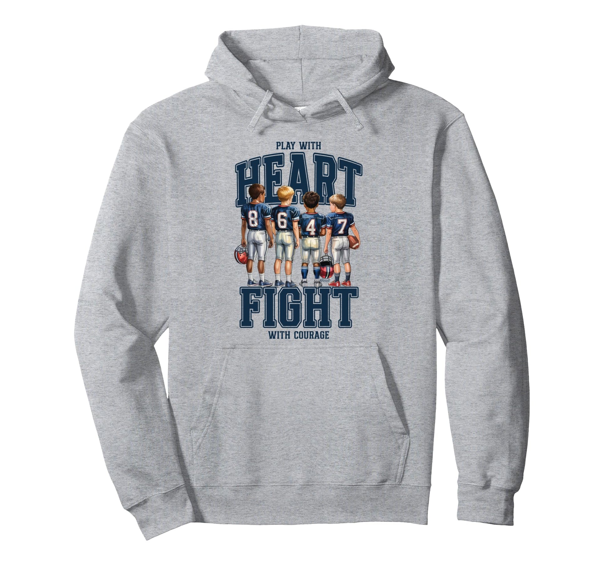Football Mom Subtle Political Protest Hoodie - Streetwear Style Men Women - T-Shirt, Sweatshirt, Hoodie