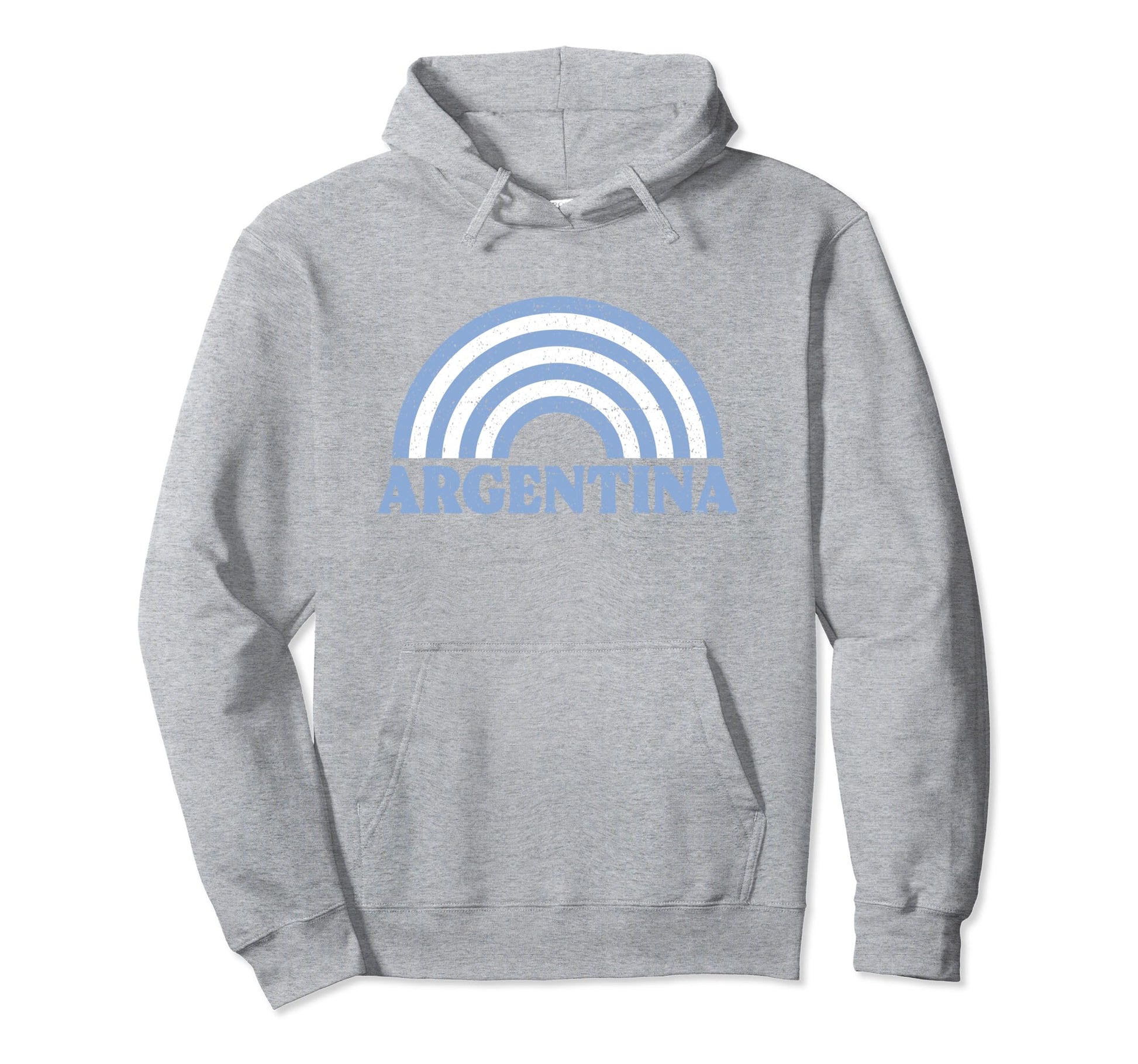 Argentina Flag Rainbow Argentinian Hoodie - Custom Art Print Men Women - T-Shirt, Sweatshirt, Hoodie