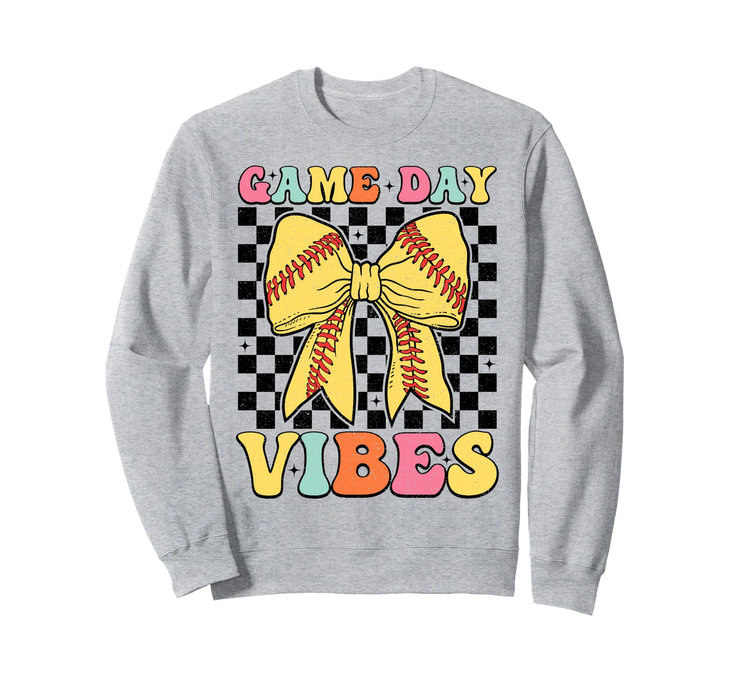 Game Day Vibes Coquette Bow Sweatshirt - Fun Novelty Design Men Women - T-Shirt, Sweatshirt, Hoodie