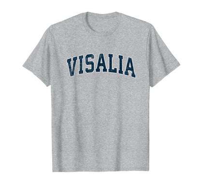 Visalia California Ca Varsity T-Shirt - Aesthetic Graphic for Adults - T-Shirt, Sweatshirt, Hoodie